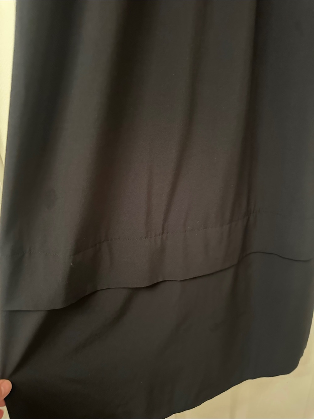 Athleta Elation Hybrid Black V-Neck Spaghetti-Strap Midi Dress NWOT - Picture 5 of 12